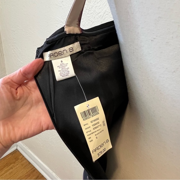 Vintage Arden B Dress Purple Black One Shoulder Small S Y2K/2010s/90s - Picture 8 of 13